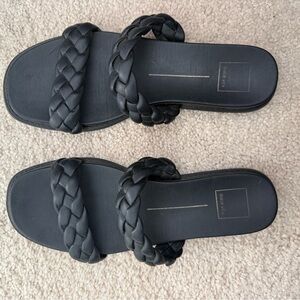 Dolce Vita Black Braided Sandals